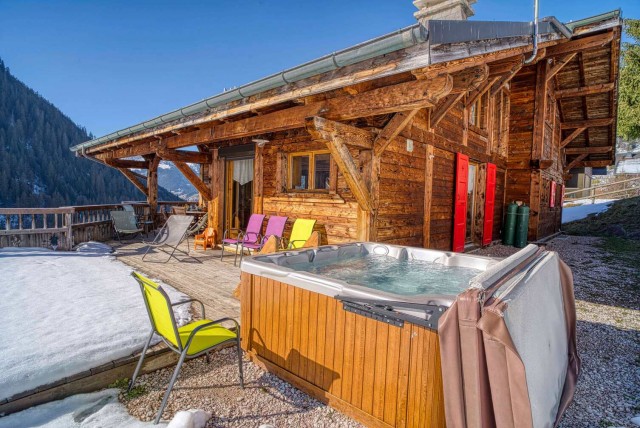 chalet les deux vallées extérieur Châtel 74