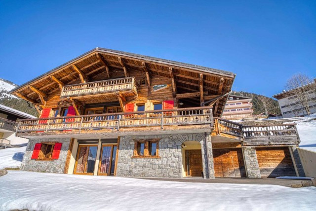 chalet les deux vallées  extérieur Châtel montagne