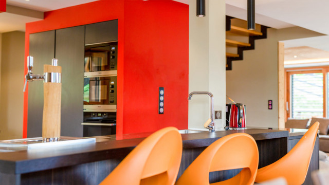 Chalet Les Laurentides, Chatel, Kitchen, Accommodation rental