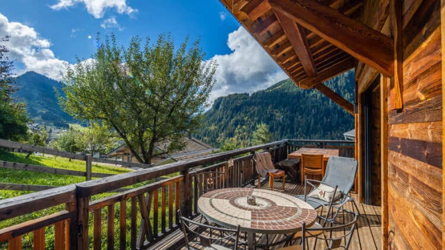 Chalet Les Laurentides, Chatel, Patio and balcony, Unforgettable stay