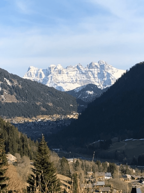 Chalet les lilas, Vue, la Chapelle d'Abondance