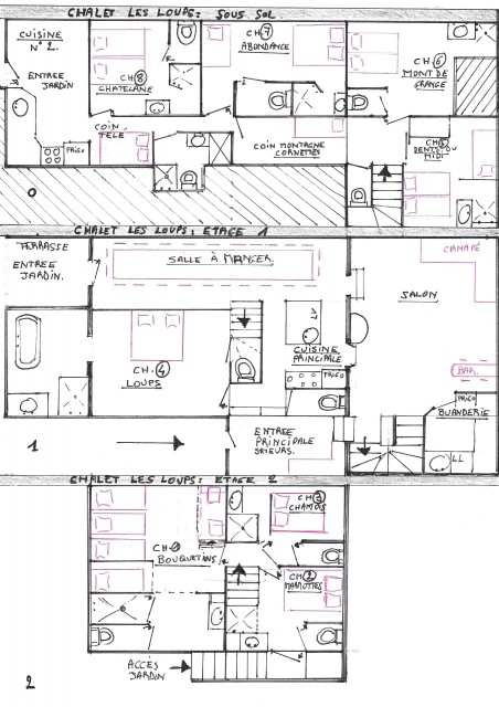 Chalet Les Loups Châtel location map