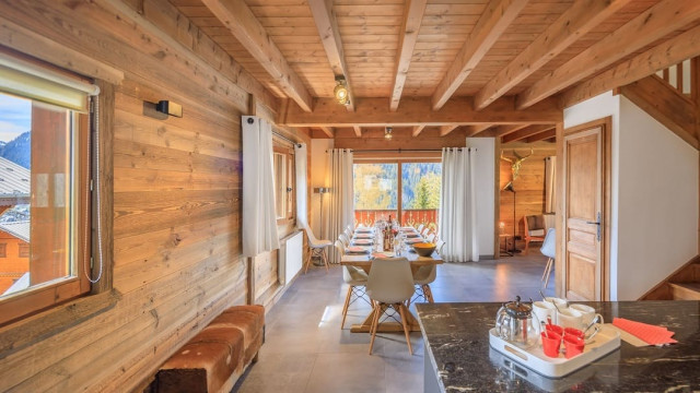 Chalet les Montagnards, Dining room, Châtel Haute-Savoie