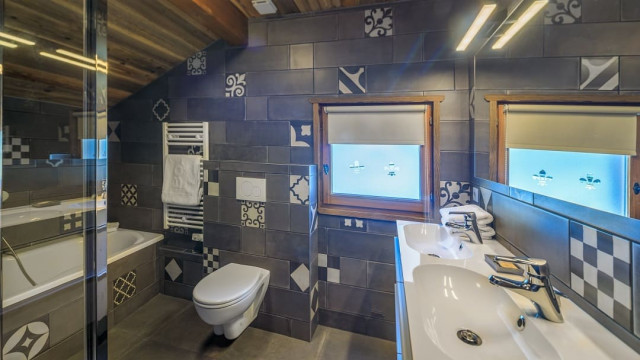 Chalet les Montagnards, Salle de bain, Châtel 74390