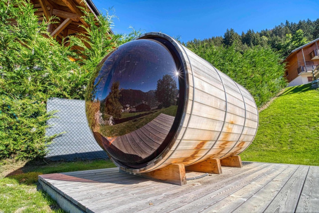 Chalet Les Oisillons, Sauna vue montagnes, Châtel Haute-Savoie