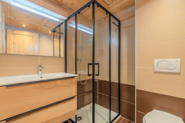 Chalet Les Romains, salle de douche, Châtel Haute-Savoie 74390