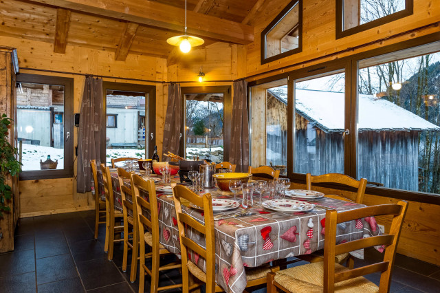 Chalet Les Vuargnes, Dining room, Châtel Portes du Soleil