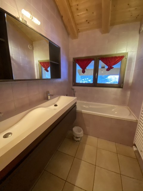 Chalet Linga Rose Châtel, bath room, winter holidays