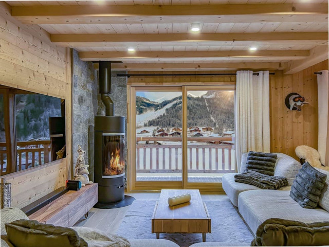 Chalet Linga, Living room, Chatel, Ski lift