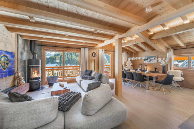 Chalet Linga, Living room, Chatel Reservation