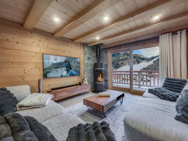 Chalet Linga, Living room, Chatel, Family Holiday