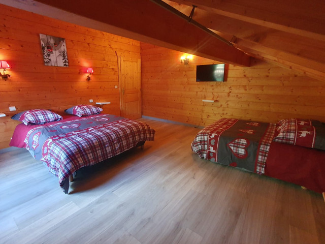 Chalet Lou Polaye Châtel, Chambre 2 lits doubles, Alpes Séjour