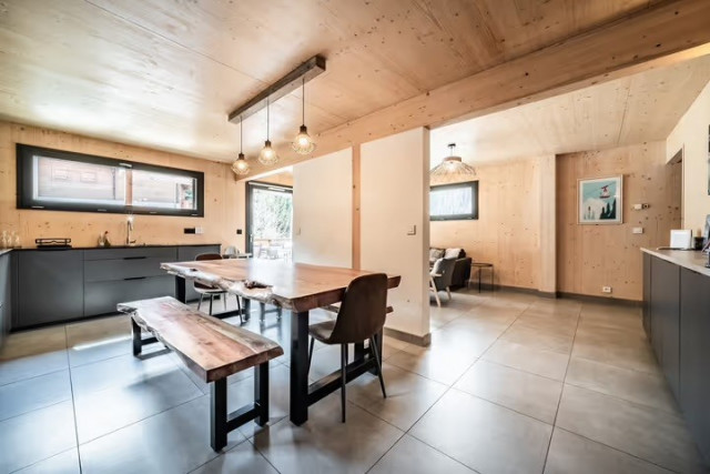 Chalet Louise, 10 personnes, Séjour, Châtel hiver