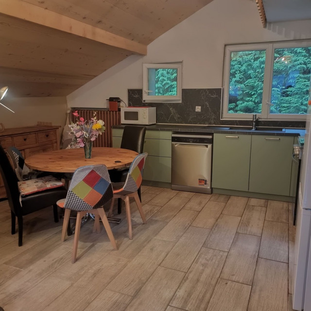 Chalet Marmousets, Kitchen, Châtel, Family Holiday