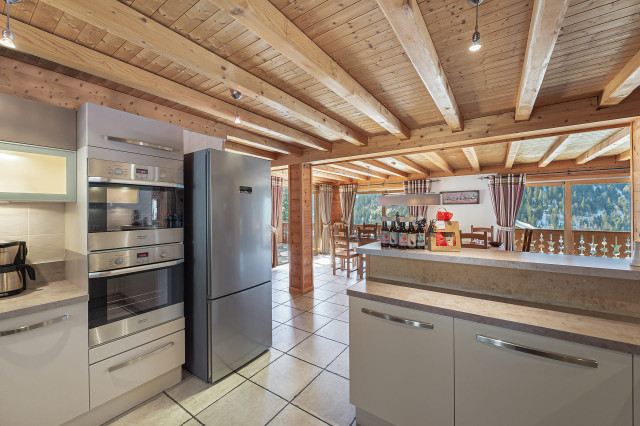 Chalet Montbéliarde, Kitchen, Châtel Portes du Soleil