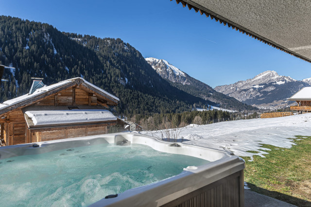 Chalet montbéliarde, Jacuzzi extérieur, Châtel, Béchigne