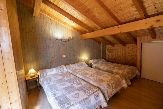 Chalet Picard - La Poya Chambre lits simples Châtel 