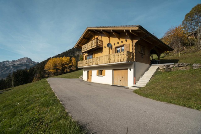 Chalet Picard - La Poya Vue extérieure face Châtel