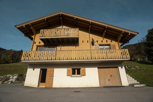 Chalet Picard - La Poya Vue extérieure face Châtel Portes du Soleil