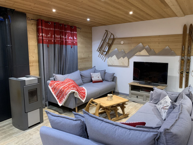 Chalet Rose des Neiges, Living room, Châtel Haute-Savoie