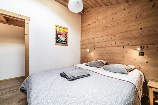 Chalet Stéphane, Bedroom double bed, Châtel 74