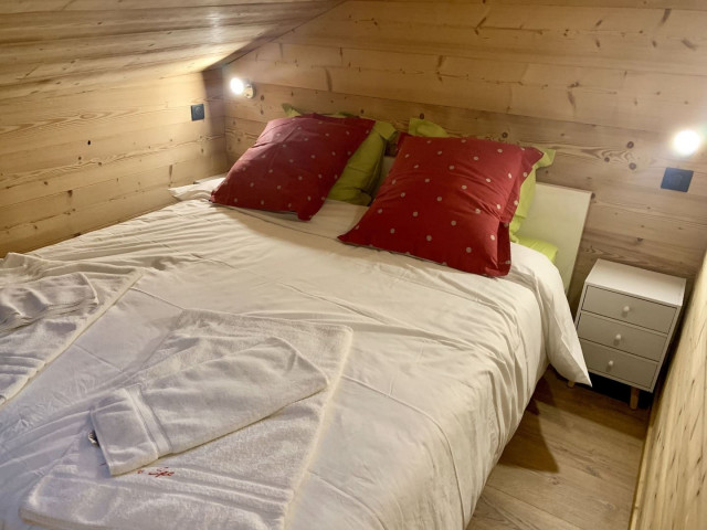 Chalet Stéphane, Chambre lit double, Châtel Piste de ski