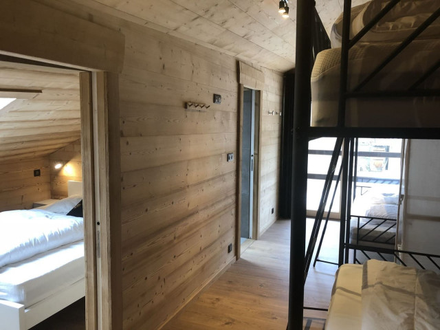 Chalet Stéphane, Bedroom bunk bed, Châtel Snowboard 74