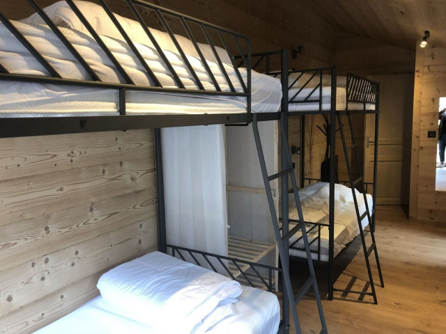 Chalet Stéphane, Chambre lits superposés, Châtel Vacances en famille