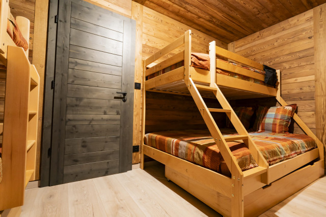 Chalet Vora Alpin, Bunk bed room, Châtel 74