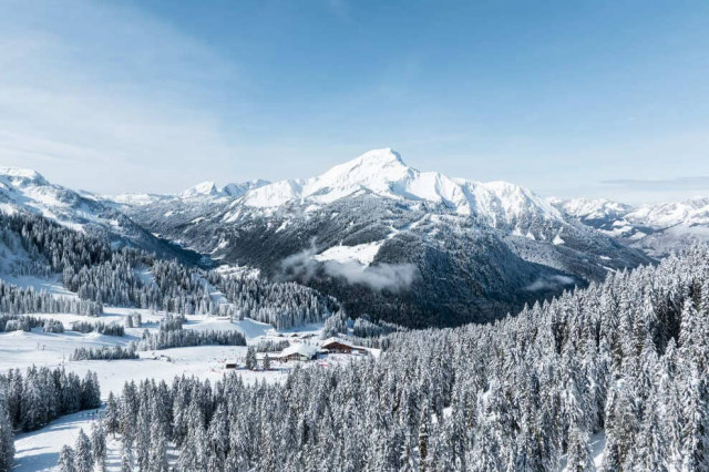 Chatel, Snow-covered village, 74390