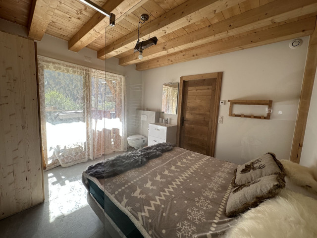 Semi Chalet Libi, La Chapelle d'Abondance, Double bedroom ground floor, Skiing area 74390