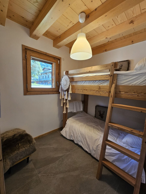 Semi Chalet Vadel, La Chapelle d'Abondance, Bedroom 2 bunk beds, Ski passes 74