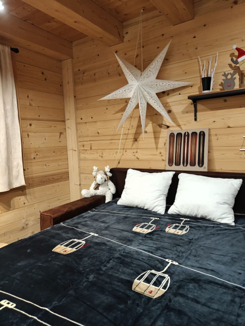 Etoile du Nant, Sofa bed in the living-room, La Chapelle d'Abondance Portes du Soleil