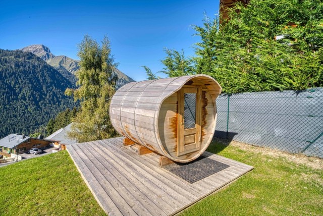 Grand chalet Les Oisillons Châtel Sauna