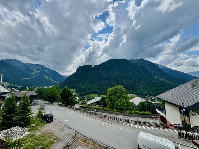L'etincelle,  View from the balcony, Châtel Mountain Holiday