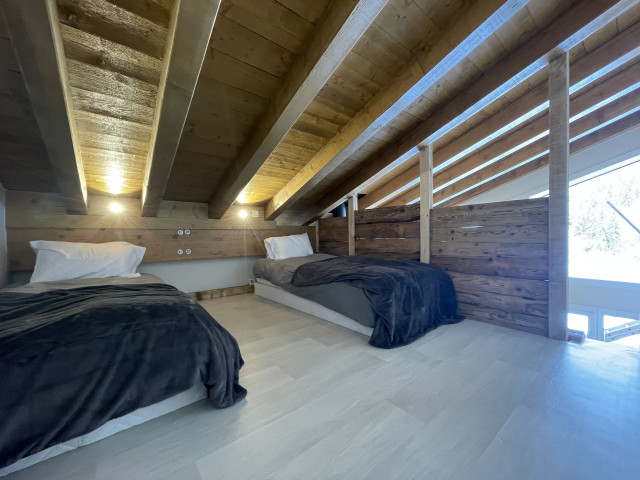 Les Lodges de Celestin - single beds in mezzanine - Châtel Les Portes du Soleil