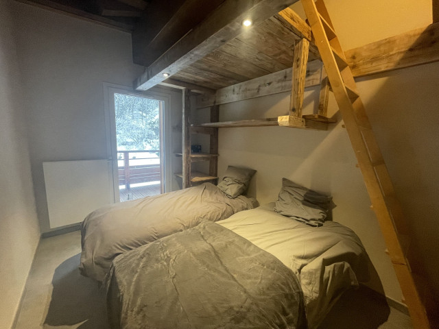 Les Lodges de Celestin - chambre deux lits simples - Châtel Les Portes du Soleil