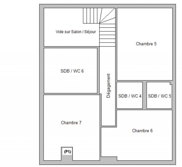 Plan du chalet Les Braconniers à Chatel nr1