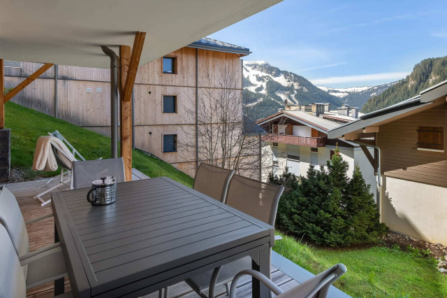 Résidence 360, Appartement n°18, Terrasse, Châtel Vacances en été