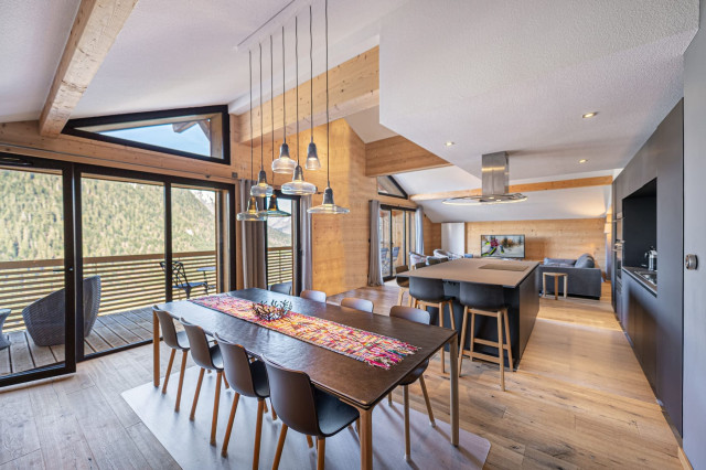 Résidence 360, Apt n°8, Grand séjour lumineux, Châtel Vacances à la montagne