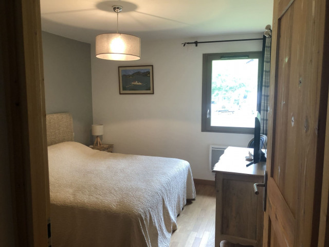 Résidence 4 éléments, appartement 31 A, chambre, Châtel Réservation, chalet montagne