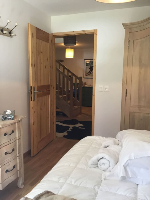 Résidence 4 éléments, appartement 31 A, chambre, Châtel Réservation, vacances montagne neige ski