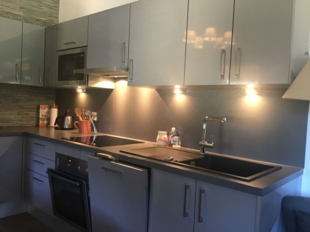 Résidence 4 éléments, appartement 31 A, cuisine, Châtel montagne vacances Alpes