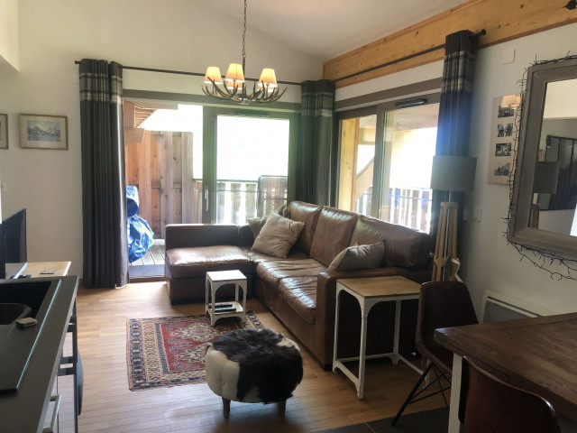 Résidence 4 éléments, appartement 31 A, salon, Châtel France Alpes
