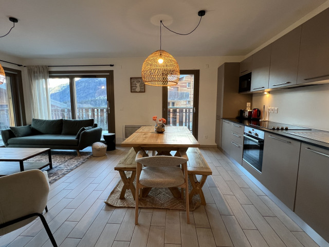 4 Elements Residence, Building A, Apartment 14, Dining Room, Châtel Ski Mountain