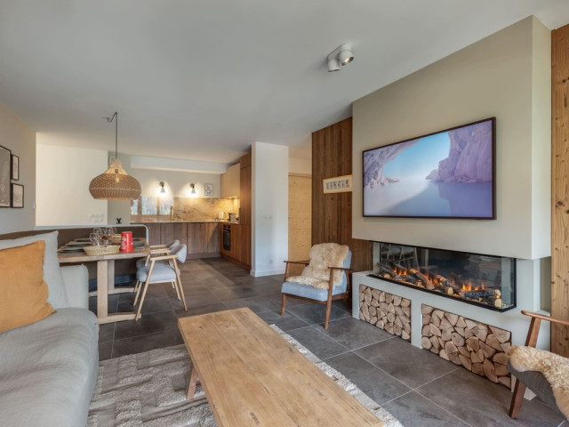 Residence ALCHIMIE, apartment 11B, dining room, Châtel Booking
