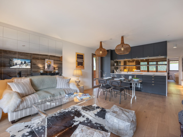Résidence Alchimie, Appartement B23, Séjour, Châtel Vacances en famille