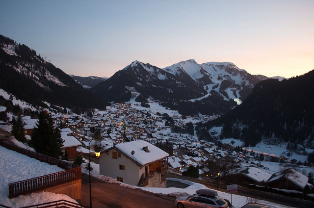Résidence Alexandra, appartement n°6, Coucher de soleil, Châtel Vacances montagne 74