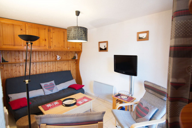 Résidence Alexandra, appartment n°6, Living room, Châtel Portes Du Soleil ski area