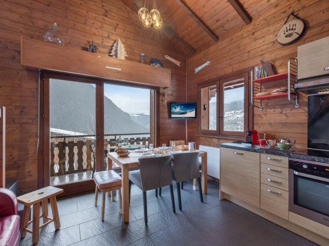 Résidence Alpina, Appartement 6, Séjour, Châtel Location de Vacances